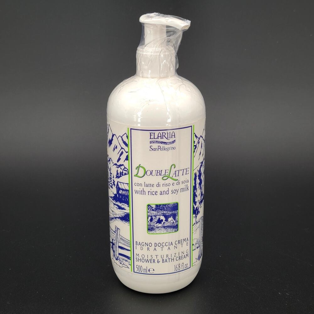 Elariia Double Latte Moisturizing Shower & Bath Cream 16.8 oz Sensitive Skin